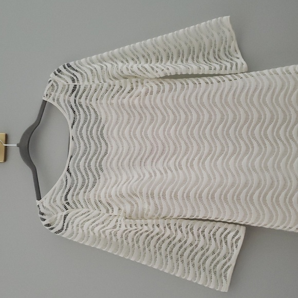 Lilly Pulitzer Topanga Dress Small Cream Crochet Lace Beach Coastal Vacation - Picture 3 of 15